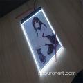 Placa de luz de rastreamento ultrafina com LED A4 ajustável